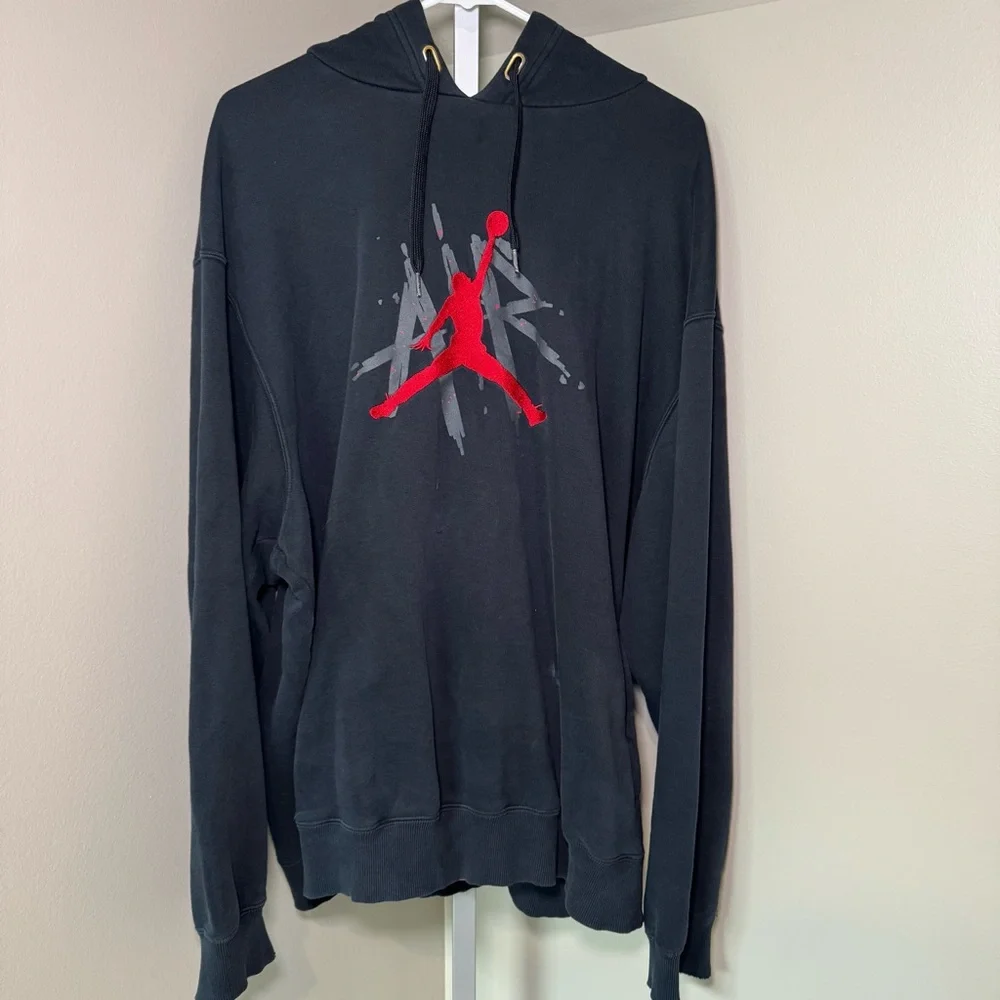 Jordan Jumpman Bred Hoodie Men’s XXL Black‎ Red